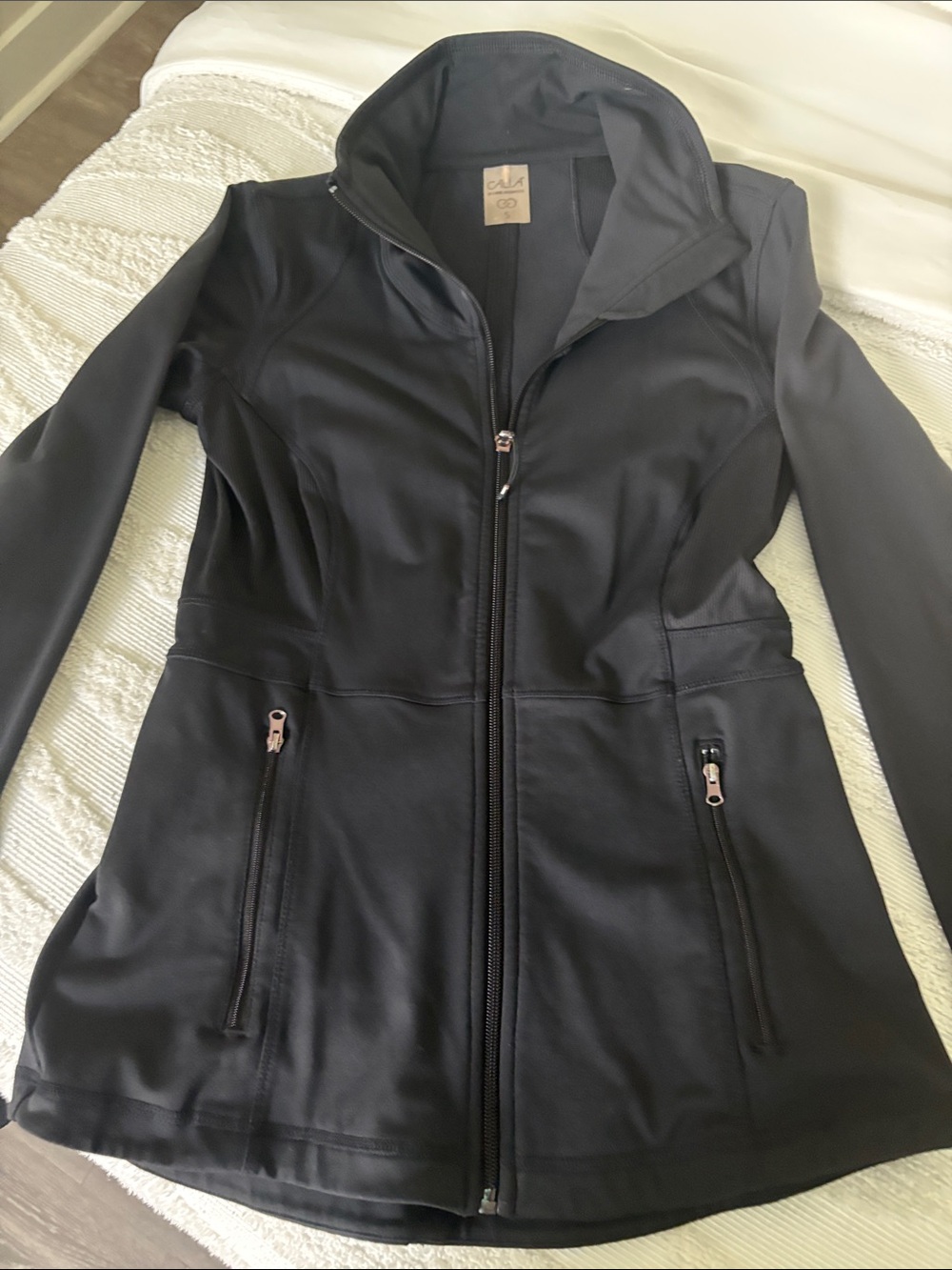 CALIA by Carrie Underwood Black Zip Front Utility Jacket